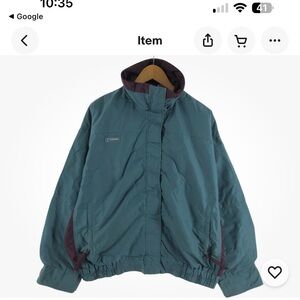 Vintage 90'S Columbia Bugaboo Mountain Jacket Shell Jacket  Men's M Green/Purple